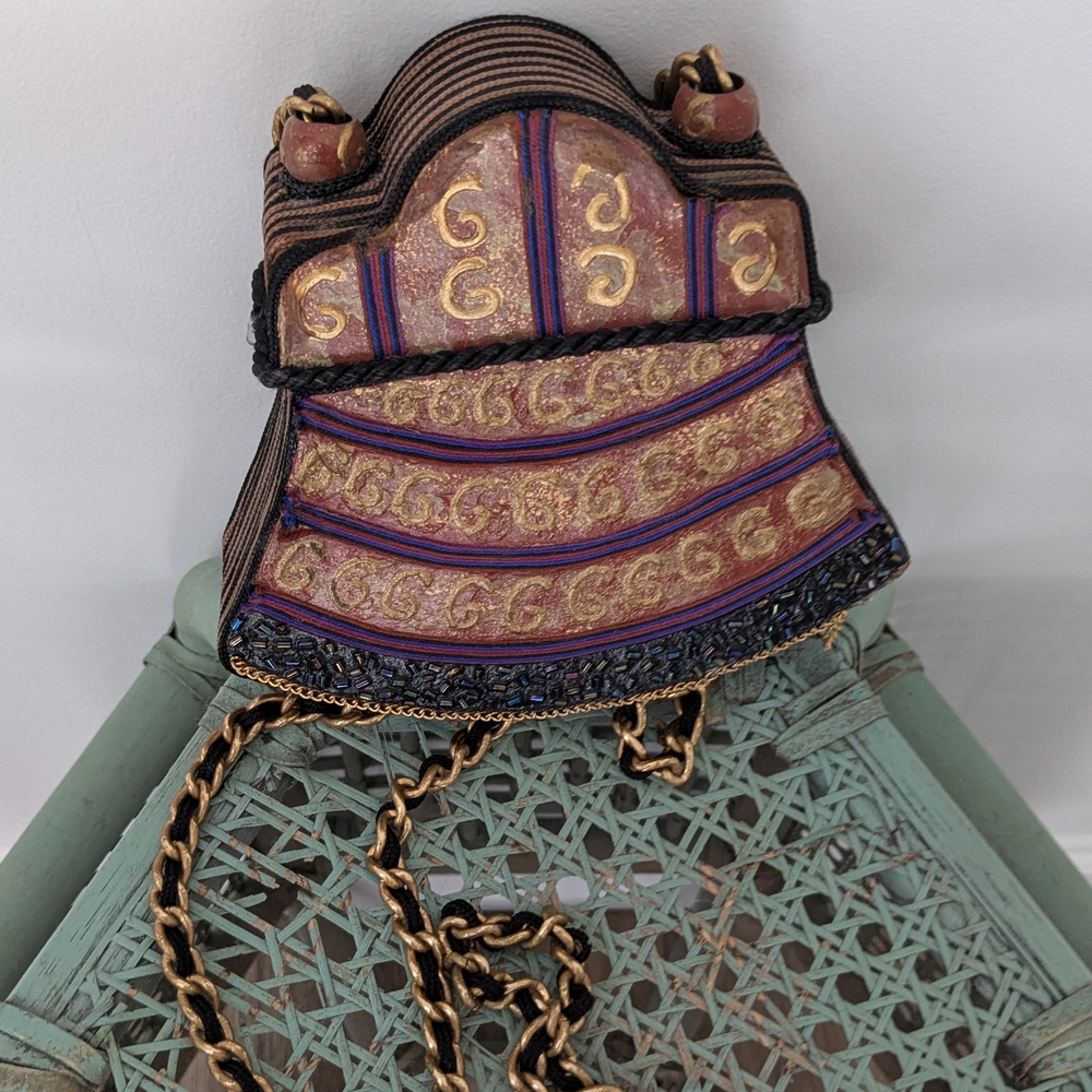 Cook And Love Gold And Purple Women's Bag View 2